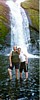 Diandra and Agela at Beupre Falls